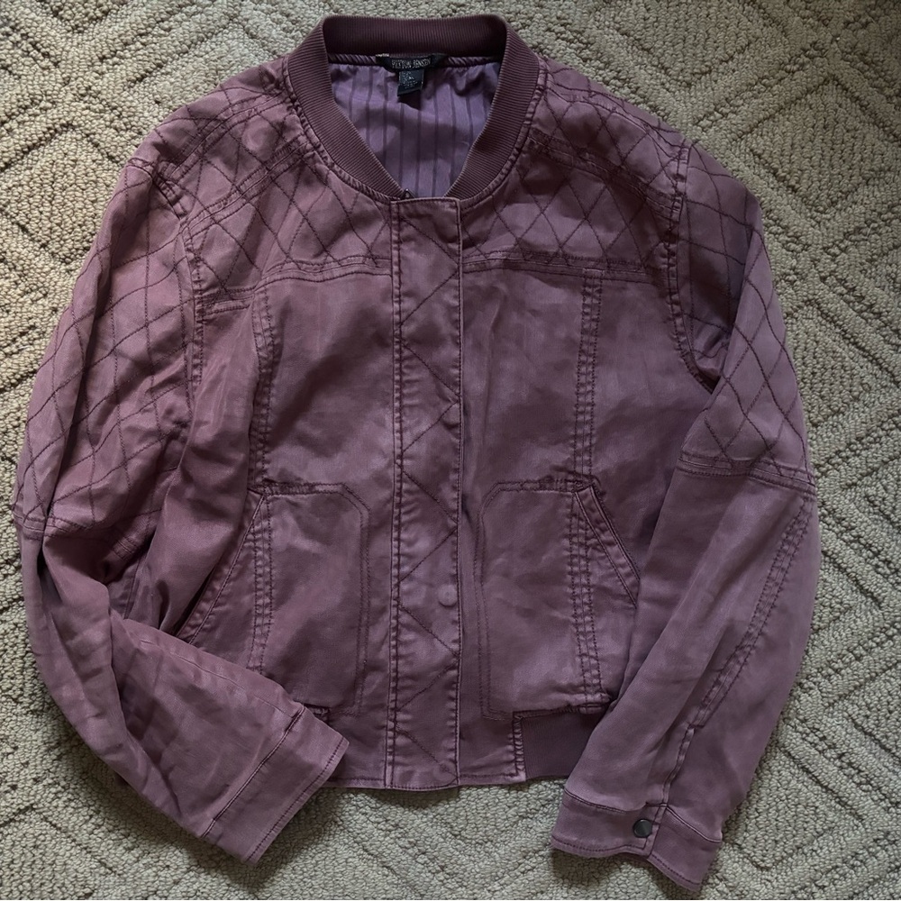 Chic Everlane Women's Dusty Rose Bomber Jacket